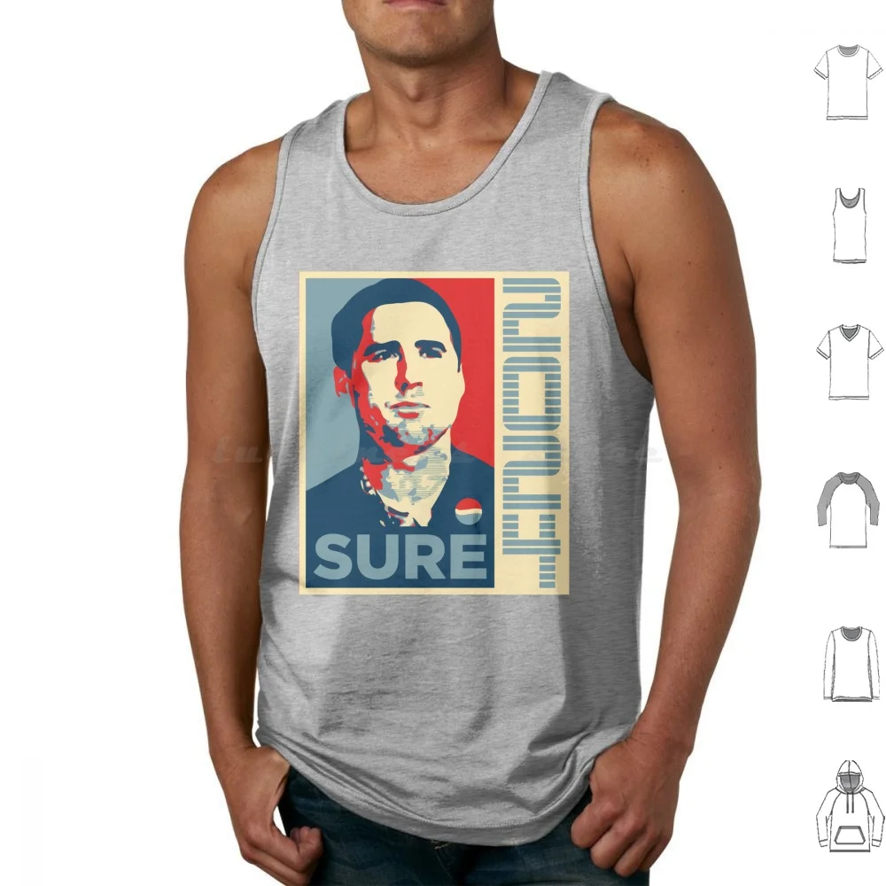 

Vote Not Sure 2024 Tank Tops Print Cotton Idiocracy Not Sure Obama Hope Political