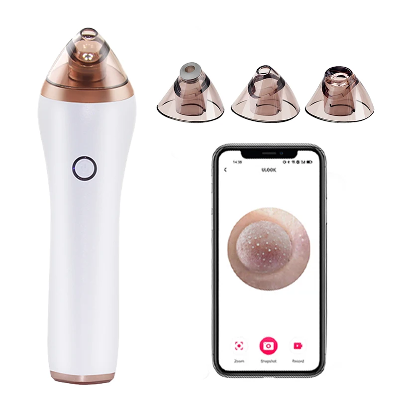Buy Home Use Electric Blackhead Remover Machine USB Rechargeable Whitehead Blackhead Removal with Camera App