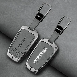 Car Smart Remote Key Fob Case Cover Shell Bag For Isuzu D-MAX MUX Truck DMAX 2015 2016 2017 2018 2019 2020 Keychain Accessories