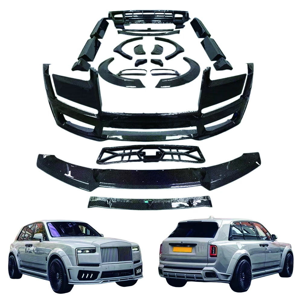Complete OEM Facelift Conversion & Custom BuildFor 1016 Style Carbon Fiber Wide Body Kit For 2025 New Cullinan Exterior Tunin