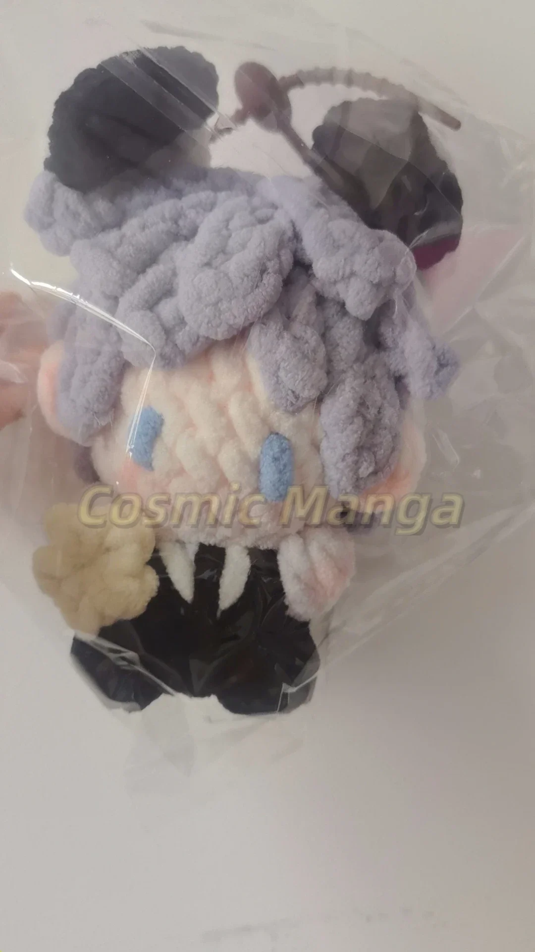Xavier Love and Deepspace Cosplay Cute Handmade Crocheting Stuffed Animal Keychain Puppet Q Version Keyring Halloween Gift