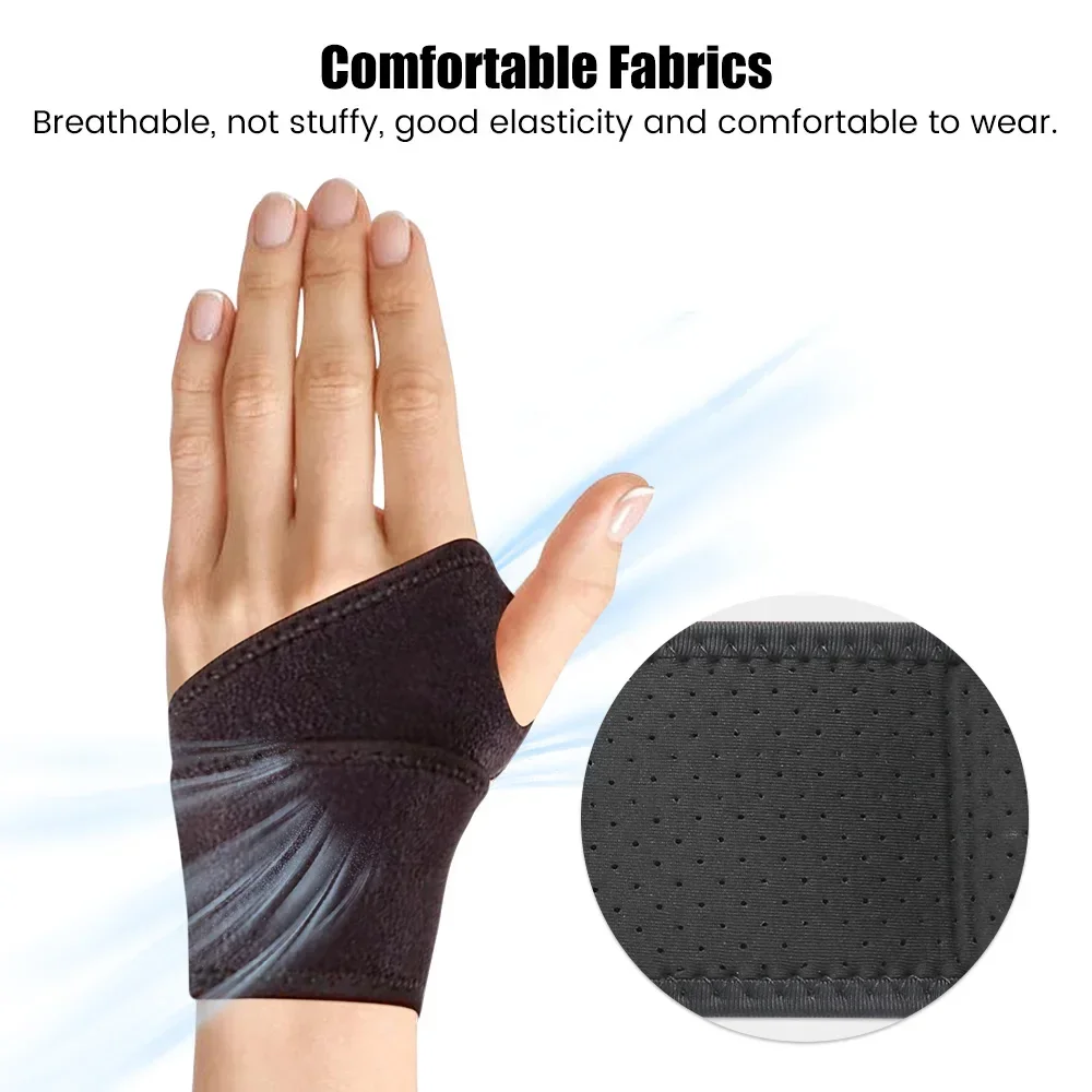 Carpal Tunnel Wrist Brace Adjustable Wrist Support Brace Wrist Compression Wrap for Arthritis Tendinitis Strap