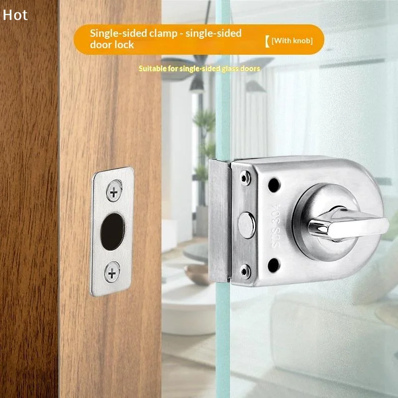 Glass Door Hinge - Fechadura de Aço Inoxidável 304 para