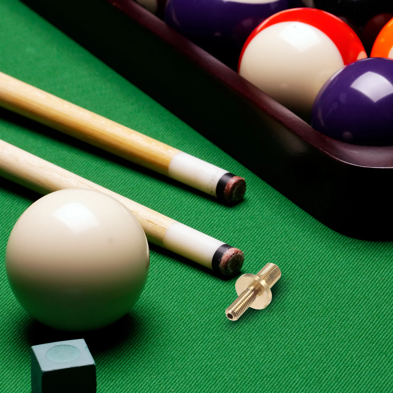 

Pool Cue Extension Rod Copper Interface Adjustable Length Billiard Accessories Extended H Precision Fit Repair Maintenance