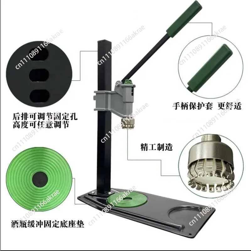 for FK134 [27MM side easy-pull ring bottle cap/large base lever capper, sealing machine] wine brewing