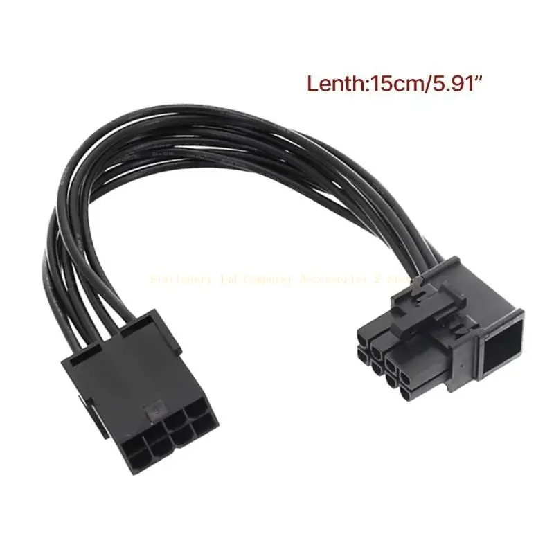 Graphics Card Elbow Cable PCIE 8pin Cable, Graphics Card Connection Left And Right Bends Chassis Cable