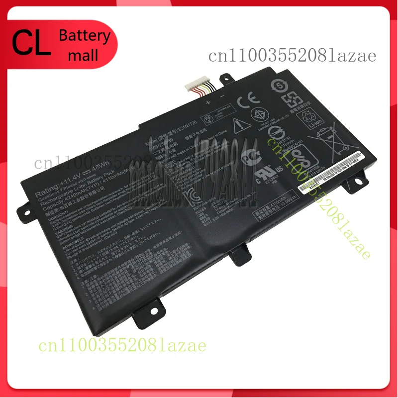 

Новый оригинальный аккумулятор B31N1726 для Asus FX80 FX80GD FX86 FX86FM FX86FE FX504 FX505