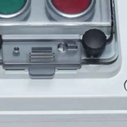 2 Hole Waterproof Switch Box for Outdoor Use with IP67 Rating Designed for Industrial Control and Mechanical Equipment