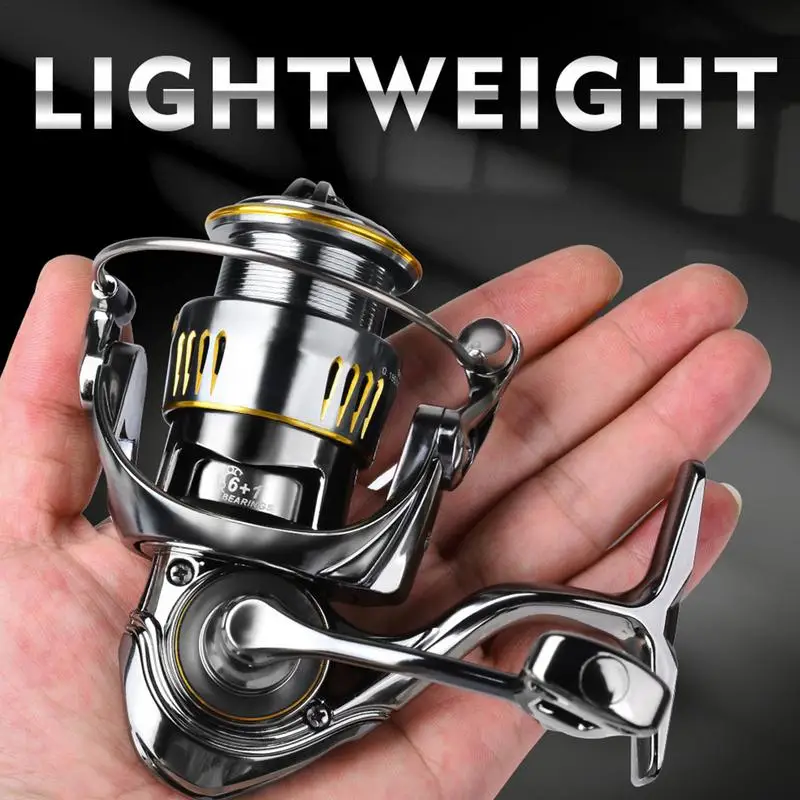 Saltwater Fishing Reel Surf Fishing Reels Water Resistant 5.2:1 Gear Ratio Smooth Catfish Fishing Reel For Trout