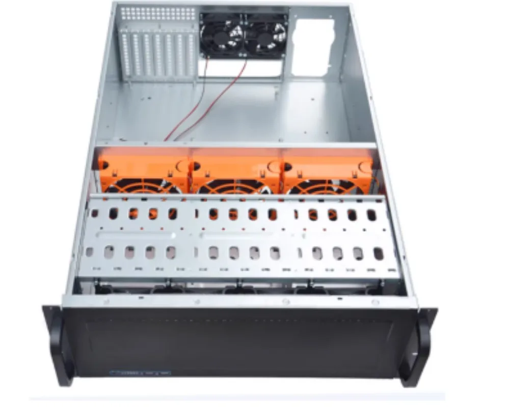 

4U 480mm Deep Server Case, 15-Bay HDD Storage Chassis for IPFS Mining, Supports 12"x13" Motherboard
