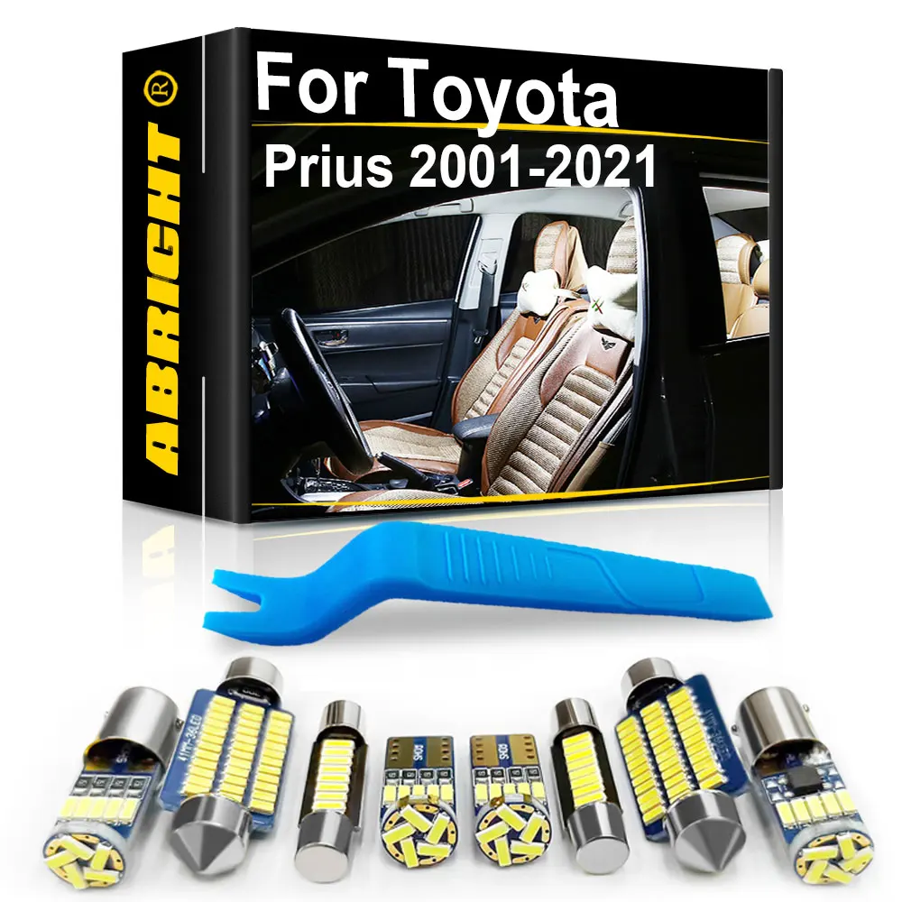 

Светильник Интерьер светодиодный свет Canbus для Toyota Prius Plus C V 30 ZVW30 40 2006 2010 2015 2016 2017 2018 2020 2021 автомобильные аксессуары