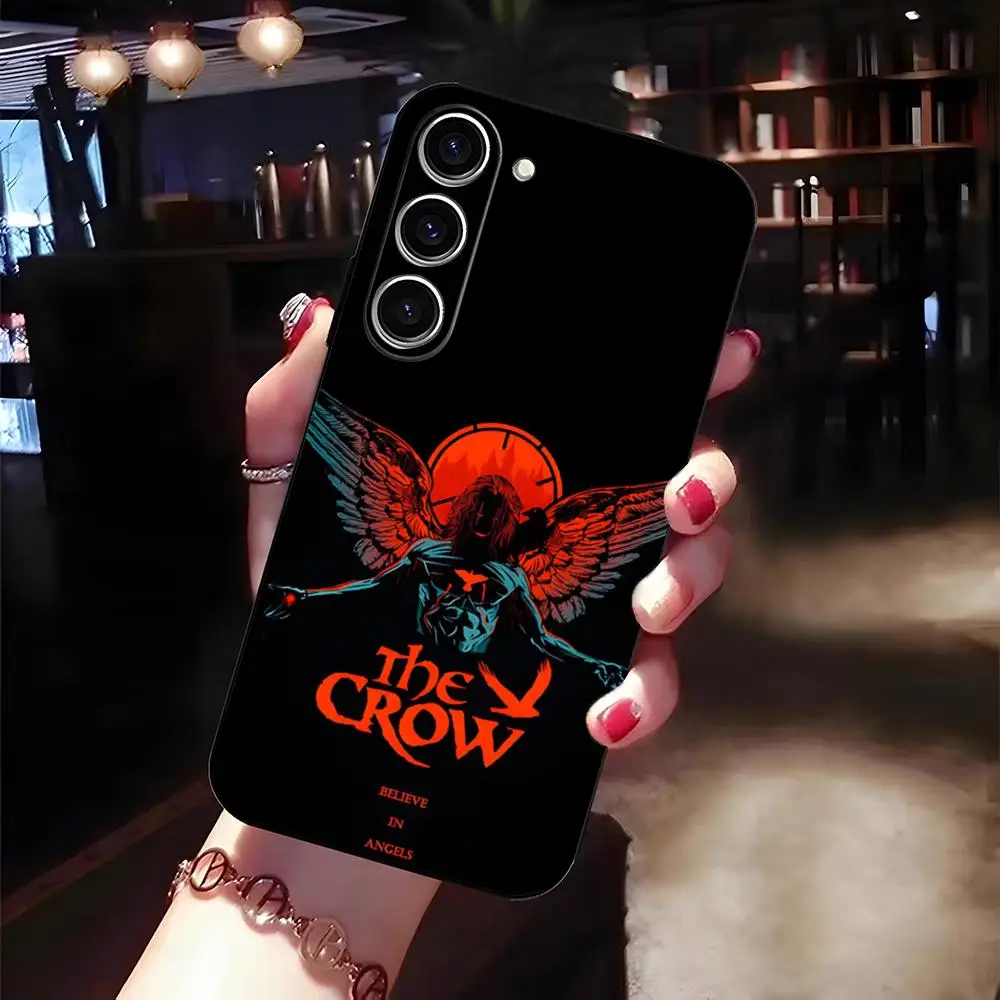 T-The C-Crow Phone Case For Samsung A27 A37 A33 5G A54 A36 A35 A56 A52 A17 Shockproof Soft Cover