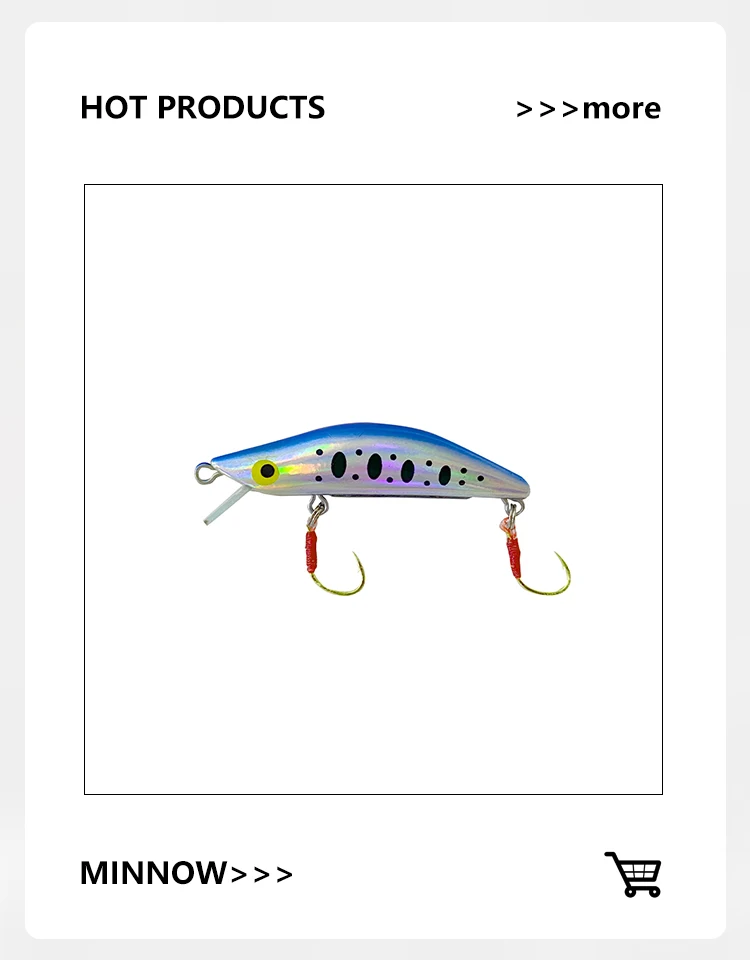 1Pcs Schwimmende Angeln Lockt Minnow Harten Köder 40mm 3g Hochfrequenz Schaukel Wobbler Crankbait Karpfen Barsch stecker Angelgerät – Detail 3