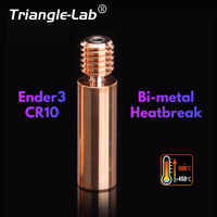 R Trianglelab Ender3 CR10 Copper alloy Bi-Metal Heatbreak 27.5MM Length M6 Thread For ENDER 5/3 CR-10S 1.75MM Filament Smooth