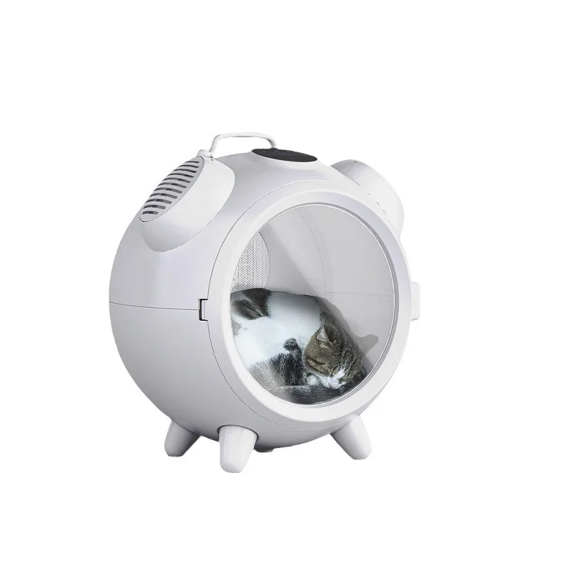 

Silent hair dryer thermostatic cat pet drying box