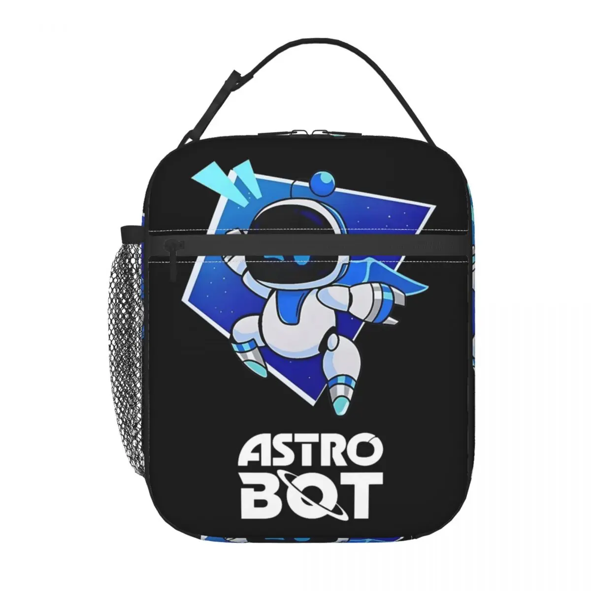 Saco de almoço isolado astrobot padrão astros acessórios do jogo caixa de armazenamento de alimentos ins na moda refrigerador térmico bento caixa para a escola