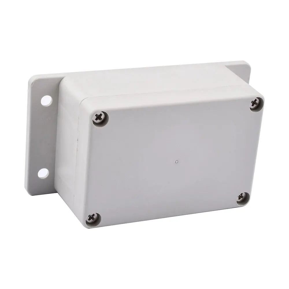 ABS プラスチックシェル 100 × 68 × 50 ミリメートル防水電子プロジェクトボックスグレー DIY エンクロージャ楽器ケース電気ケーブル屋外用