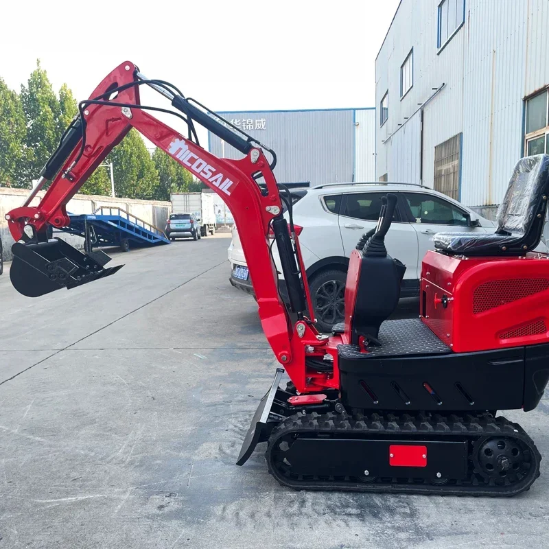 Customization Agricultural Machinery 1200 kg Farm Orchard Small Excavator Crawler Type 1.2 Ton Micro Excavator Accessory