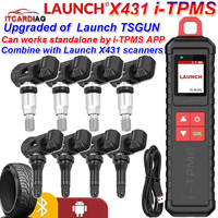 Launch X431 i-TPMS Tire Pressure Detector Upgraded of TSGUN Can works standalone by i-TPMS APP or Work with Launch X431 V V+ etc