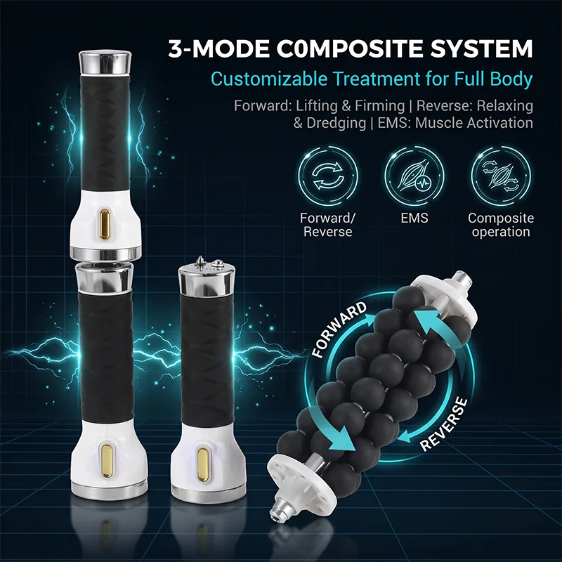 360 Roller Muscle Massager High Power Deep Tissue Muscle Relax Device Anti Cellulite Body Slimming Equipment For Full Body