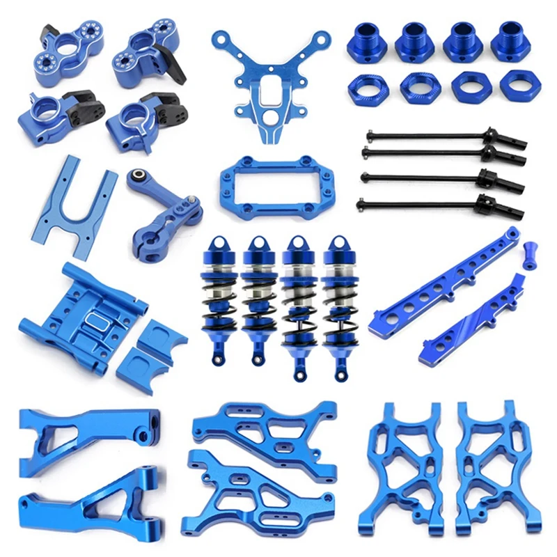 

Suspension Arm Shock Absorber For Arrma 1/7 Infraction Limitless Felony 6S Accessories Parts Metal Upgrade Parts Kit ,Blue