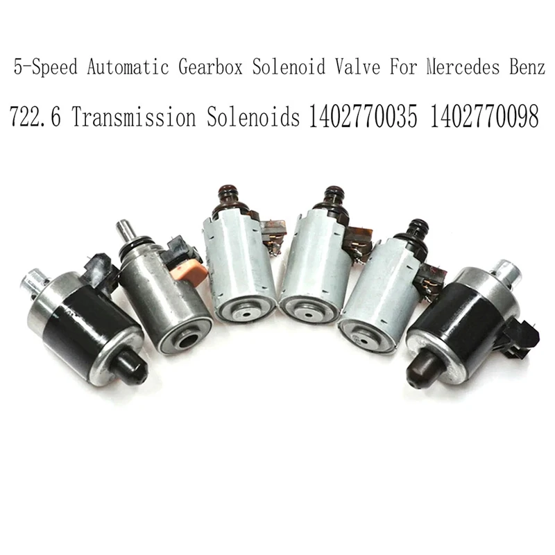 

Automatic Gearbox Solenoid Valve Car Transmission Solenoids 722.6 5-Speed For Mercedes Benz 1402770035 1402770098