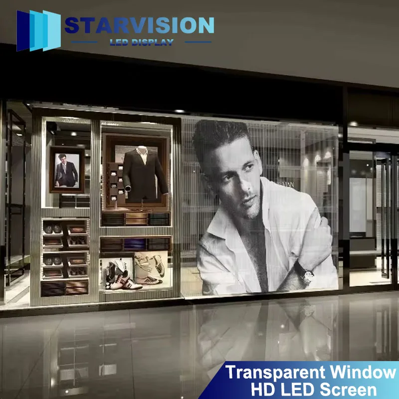 

High Refresh Rate LED Transparent Screen Stable Video No Ghosting For Commercial Use