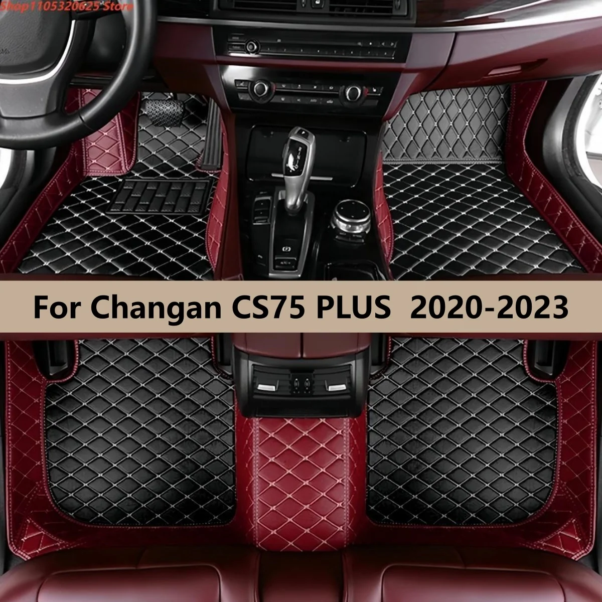 

Car Floor Mats For Changan CS75 PLUS 2020 2021 2022 2023 Auto Accessories Leather Waterproof Anti Slip Foot Carpet