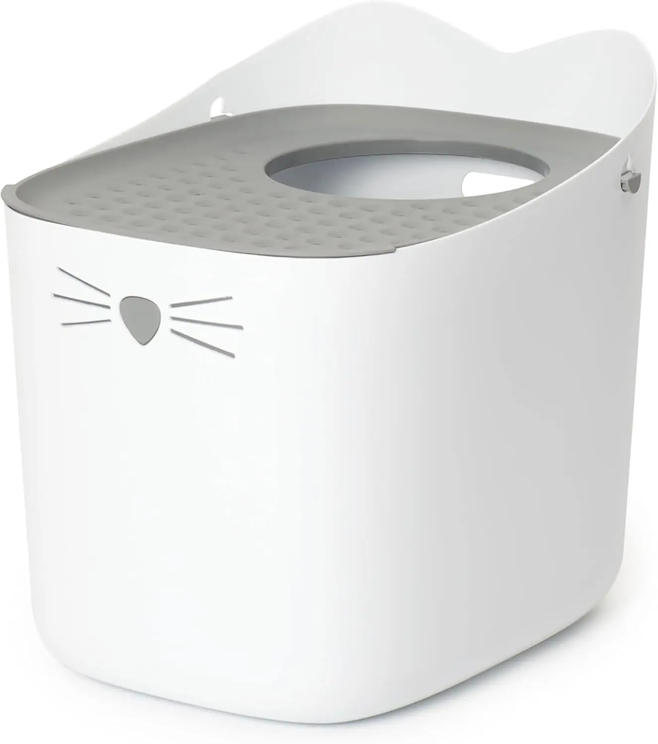 

PIXI Top-Entry Litter Box – Modern, Leak-Proof Cat Litter Box with Anti-Tracking Lid, Easy-Clean Design, Seamless & BP