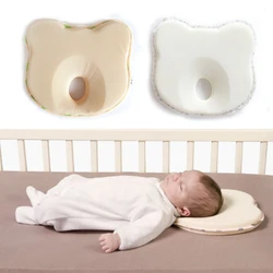 Anti Roll Heart Shape Sleeping Pillow para crianças, Cama de bebê recém-nascido, Proteção de cabeça infantil, Hot