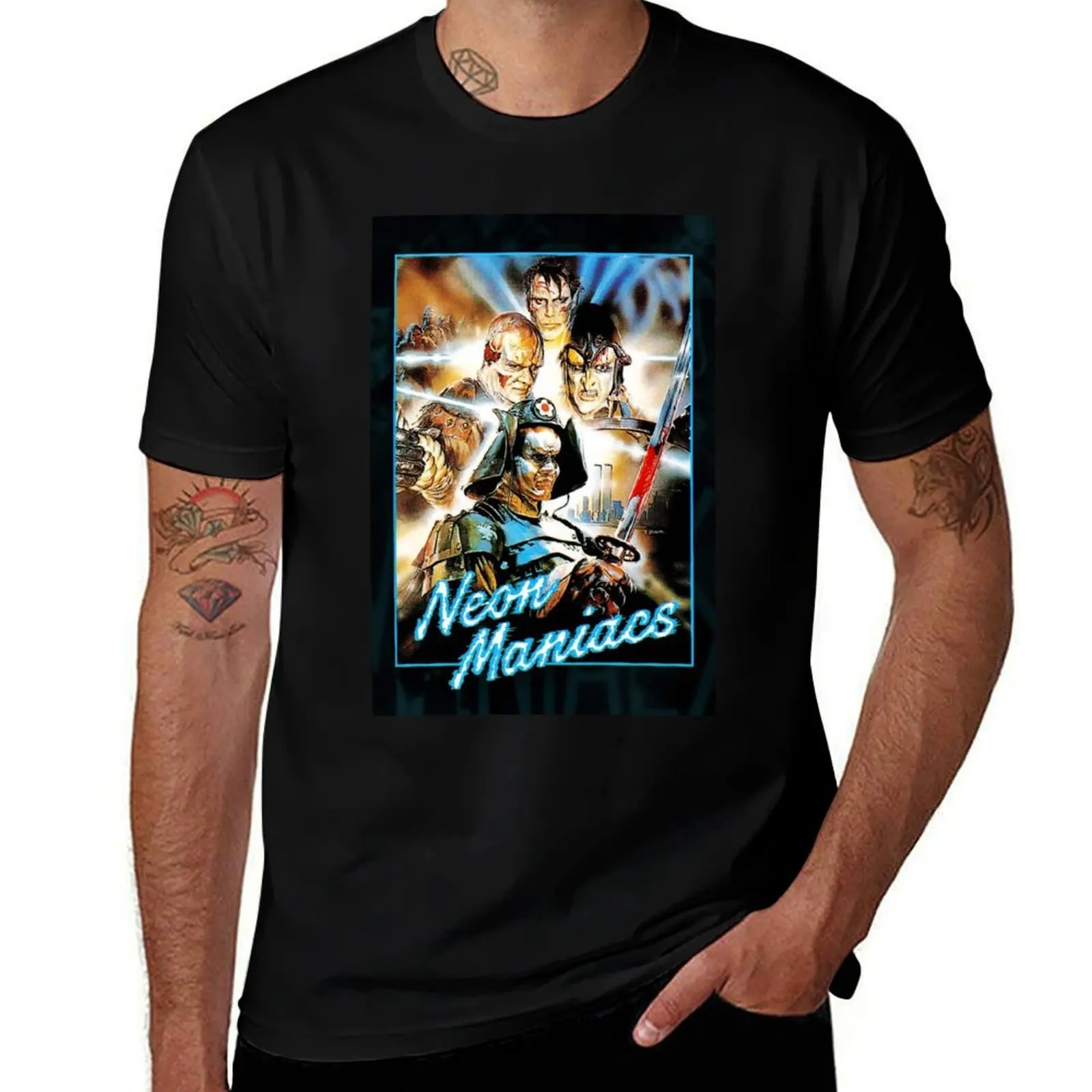 Neon Maniacs - Mutant Poster T-Shirt High Elasticity Sports T-Shirt