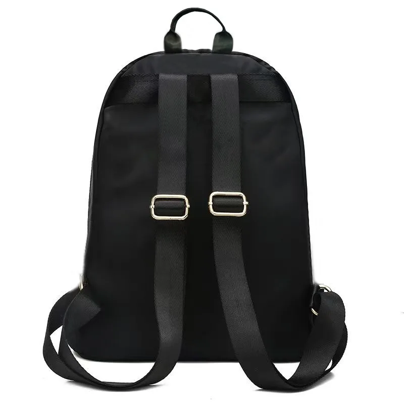 Women Backpack Soft Nylonn Casual School Bag Black Multifunctional Large Capacity Travel Tote Shoulder Female Bag Backpack