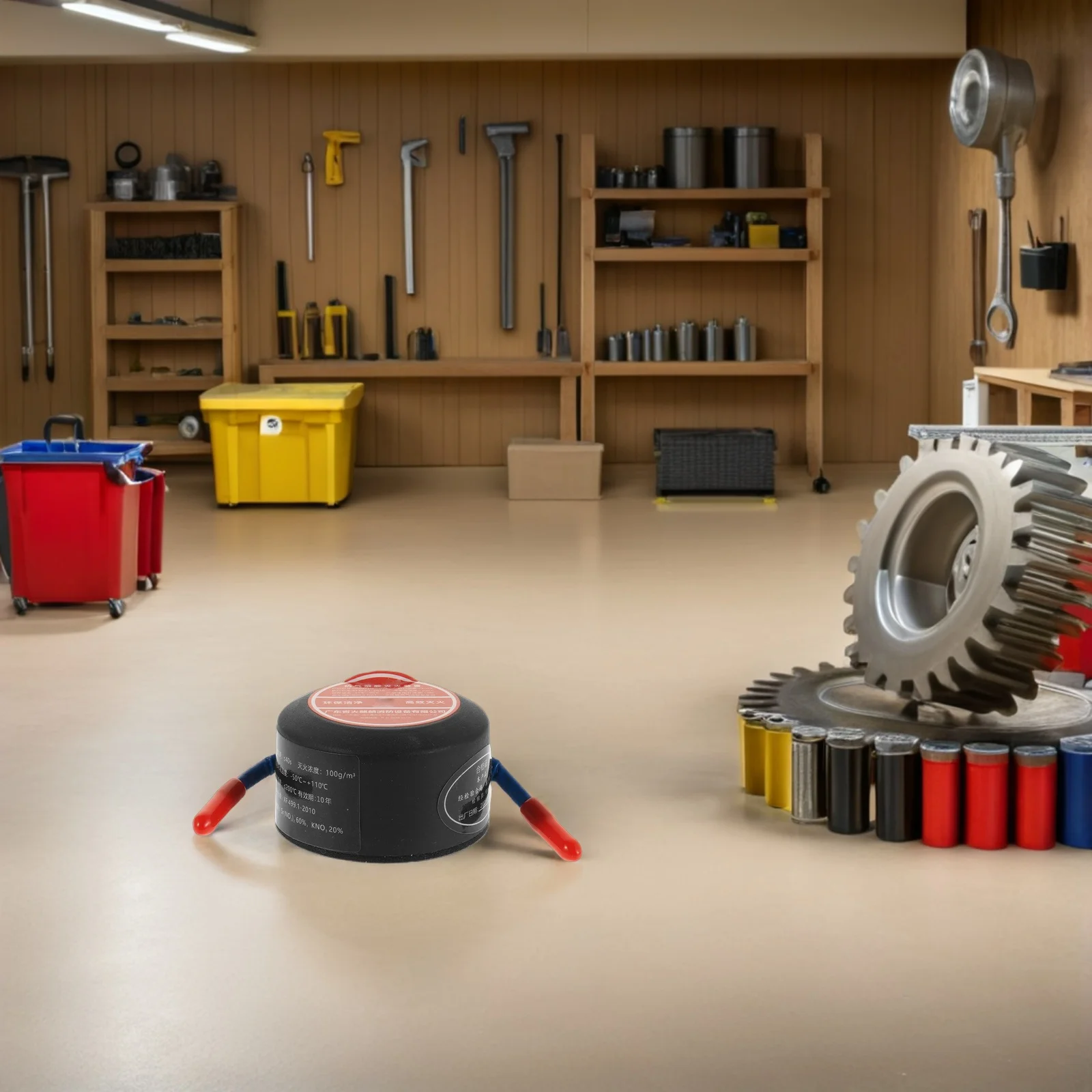 طفاية الهباء الجوي 10 جرام لاصق خلفي ذاتي التنشيط لمحرك السيارة المرآب قارب المنزل نظام قمع الحرائق التلقائي