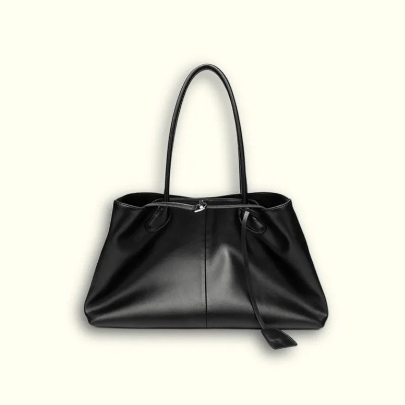 

Genuine Leather Tote Bag Unique Designer Style Casual Large Capacity Crossbody Shoulder Bag Versatile