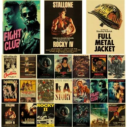 Classic Movie Poster Old Film Series Kraft Paper Posters Retro Wall Art Painting Bar Home Living Room Cinema Decoration Picture