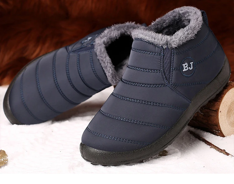 2026 Winter Botas Hombre Warm Fur Ankle Boots Mens Botines Men Winter Shoes For Men Waterproof Snow Boots