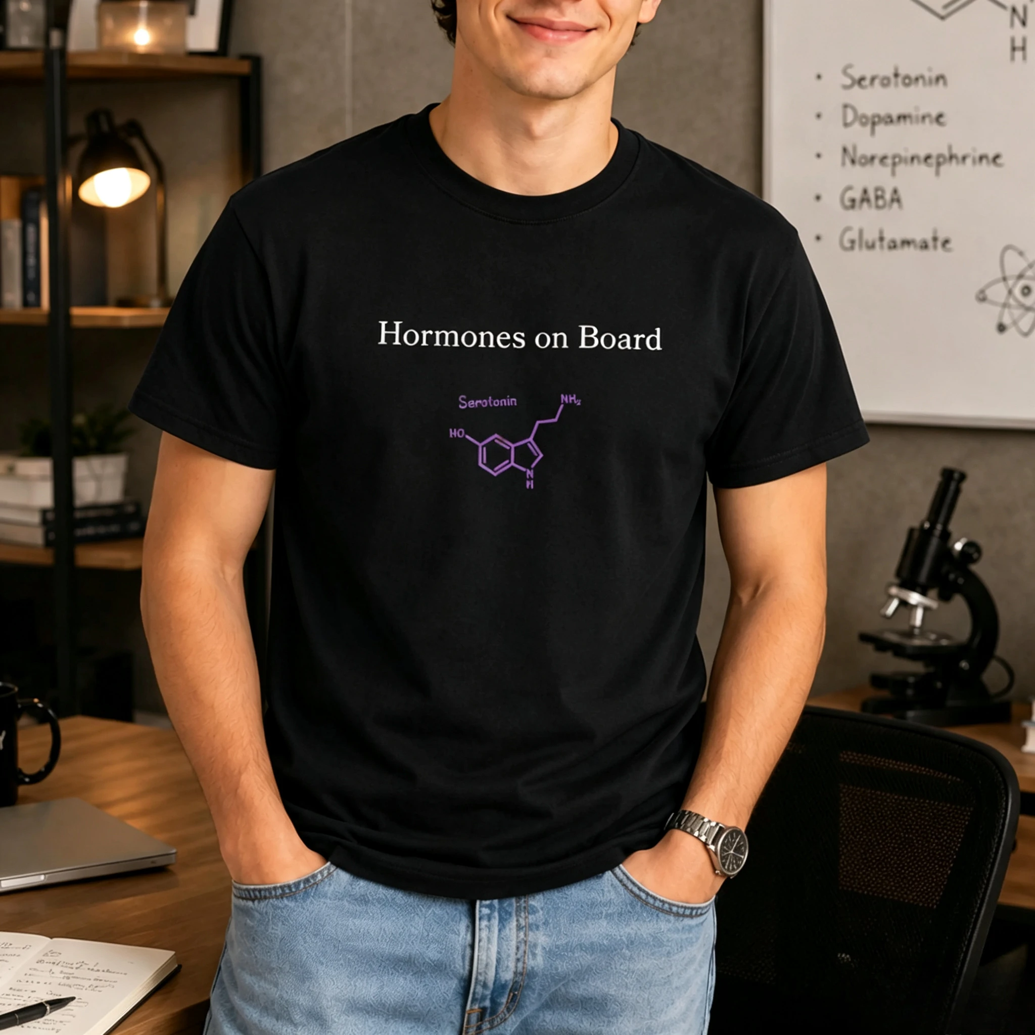 Oxytocin Endorphins Adrenaline Prolactin Hormones Midwife Doula Funny Happiness Birth Worker Appreciation T Shirt Vintage