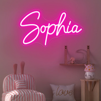 Custom Neon Sign Personalized Name Led Neon Signs Night Light Birthday Wedding Kid Room Bedroom Decoration Wall LED Neon Lamp
