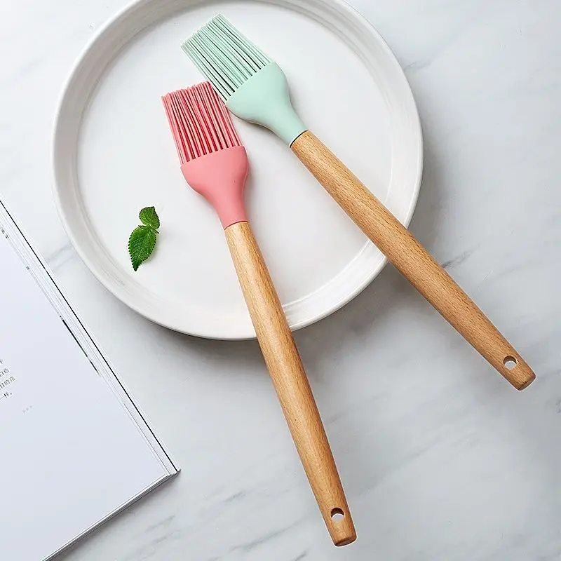 Silicone BBQ Oil Brush DIY Cake Bread Pastry Butter Baking Kitchen Gadgets Portable Barbecue Cooking Tools Grilling Accessories