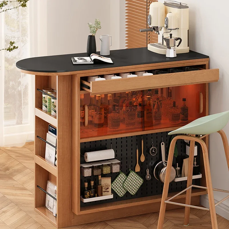 

Floor Storage Drawer Wine Rack Luxury Vintage Kitchen Wall Display Bar Wine Cabinet Living Room Home Porta Vino Adega Modern