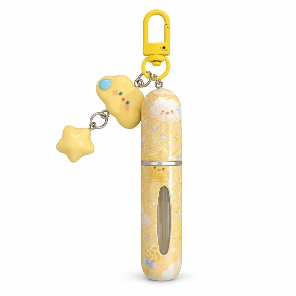 5ml Mini Perfume Bottle Cloud Refillable Liquid Cosmetic Container Leak-proof with Key Ring Ultra-fine Mist Fragrance Container view 2