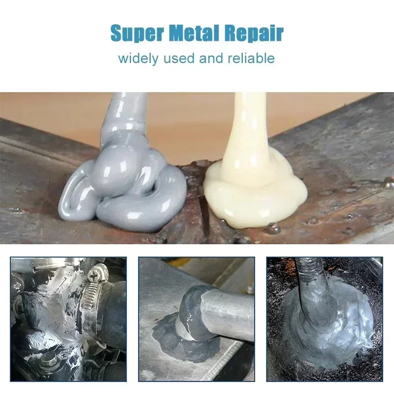 High Strength Metal Repair Glue AB Casting Adhesive Cold Welding Glue Heat Resistance Magic Sealant Weld Industrial Repair Agent