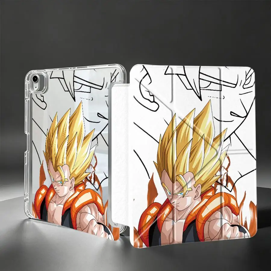 With Pen Slot Cover Tablet Case For Samsung Galaxy Tab S9 Plus S7 FE A9 Plus A11 S10 Lite A8 S8 Dragon Ball Goku 4