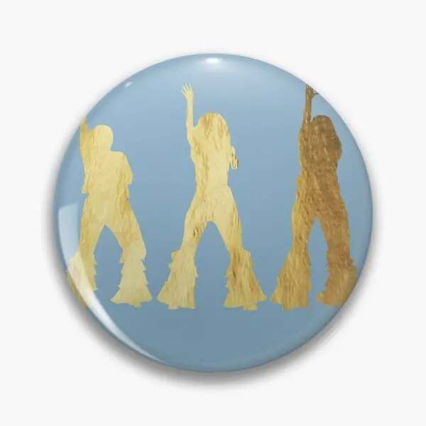 Mamma Mia Donna The Dynamos Pin de botón suave joyería de Metal de dibujos animados ropa creativa mujer sombrero Collar decoración Linda moda divertida