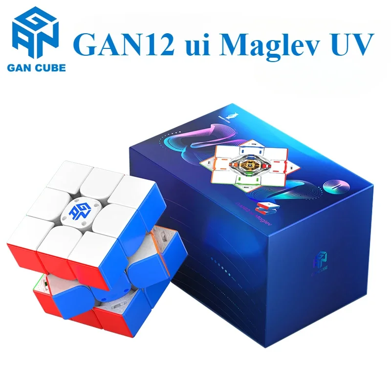 New GAN12 Ui Maglev UV Ai Smart Maglev Magnetic Magic Cube 3x3x3 Professional GANCUBE Speed Puzzle Toys GAN 12 Speedcube Cubo