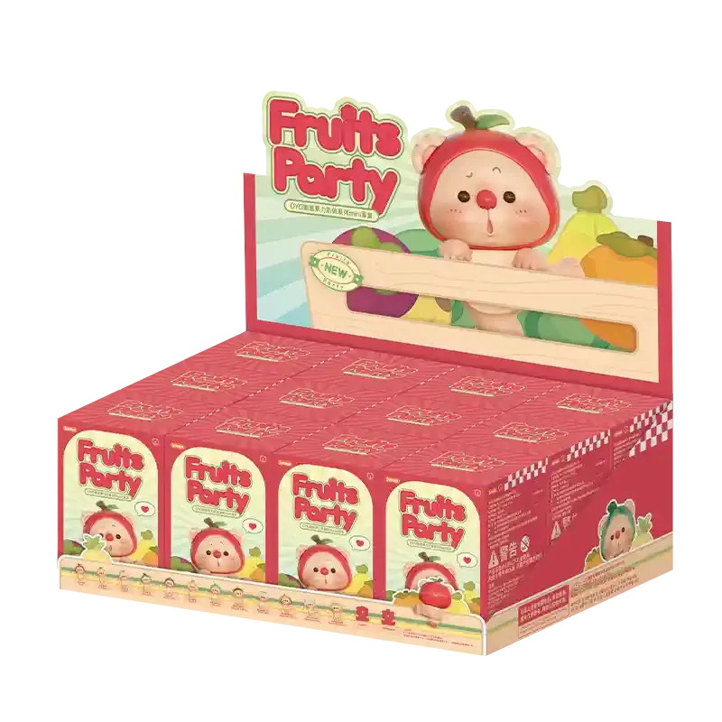

New Oyo Bear Cub Fruit Power Hippers Series Sticker Blind Box Cute Cartoon Trendy Play Ornament Mystery Box Surprise Gift