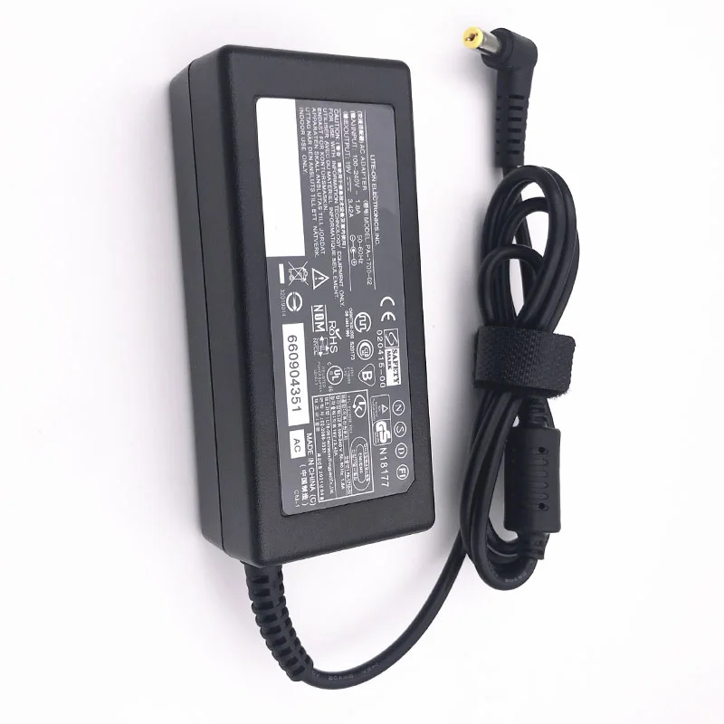 Gratis Pengiriman 19V 3.42A 65W 5.5Mm X 1.7Mm AC Power Adaptor untuk Acer Aspire 5 E14 E5-476G A51-52KG A315-53G A314-21 Laptop Biaya