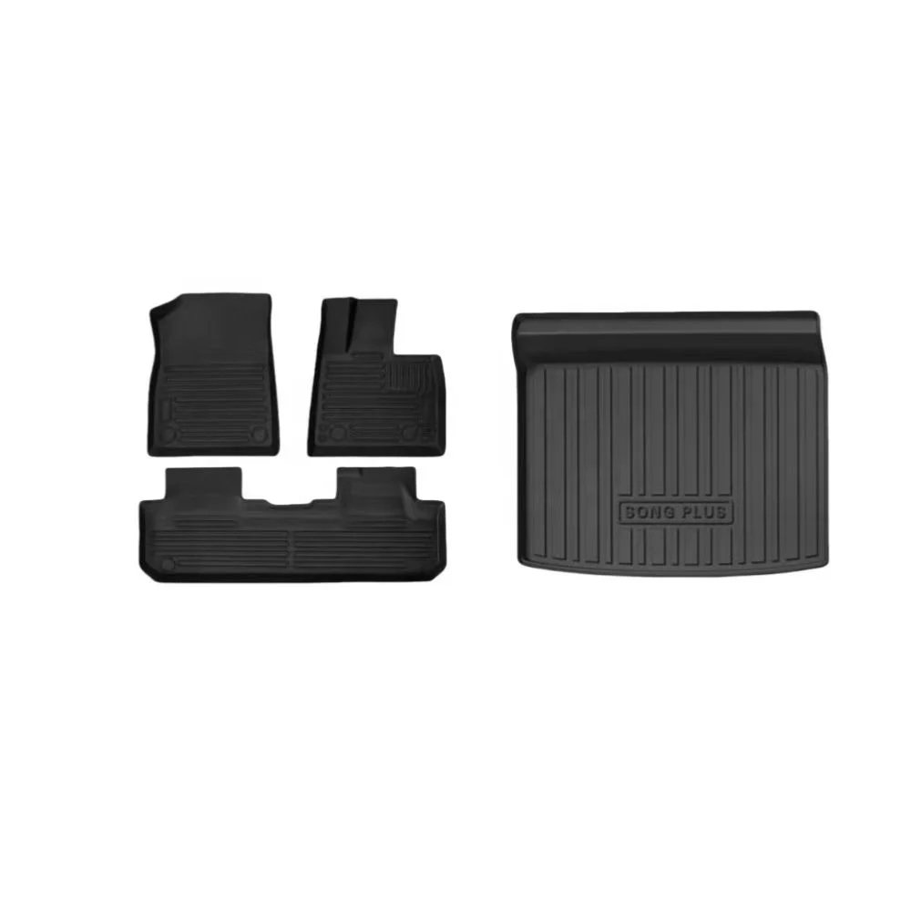 

New High Quality Plastic Floor Mats for BYD Song Plus DM-i Sealion 6 ECO Rear Back Cushion Car Interior Accessories Waterproof