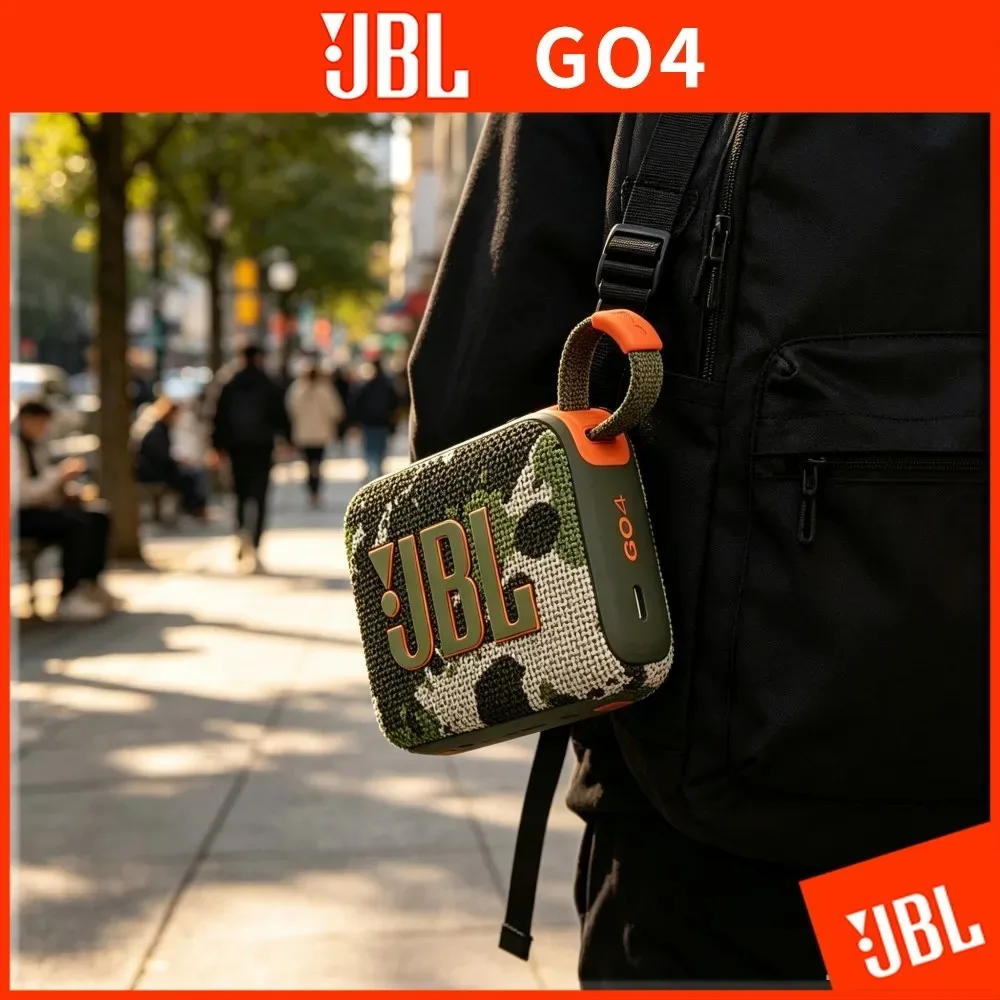 JBL GO4 Pocket Size Wireless Bluetooth Speaker, Portable Mini Outdoor Speaker, IP67 Waterproof Dustproof Daily Travel Speaker Wi