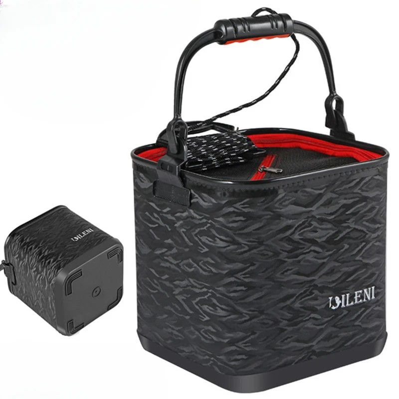

Fishing Bucket EVA Live with Rope Foldable Portable Gear